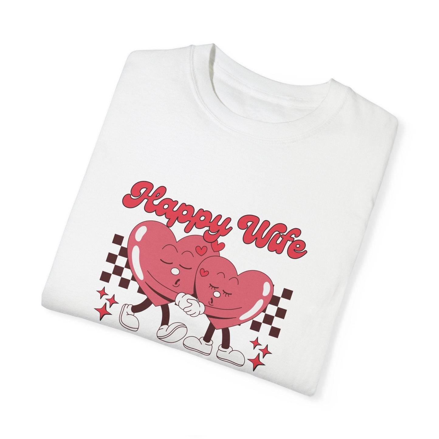 Happy Wife - Men's Retro Garment-Dyed Tee