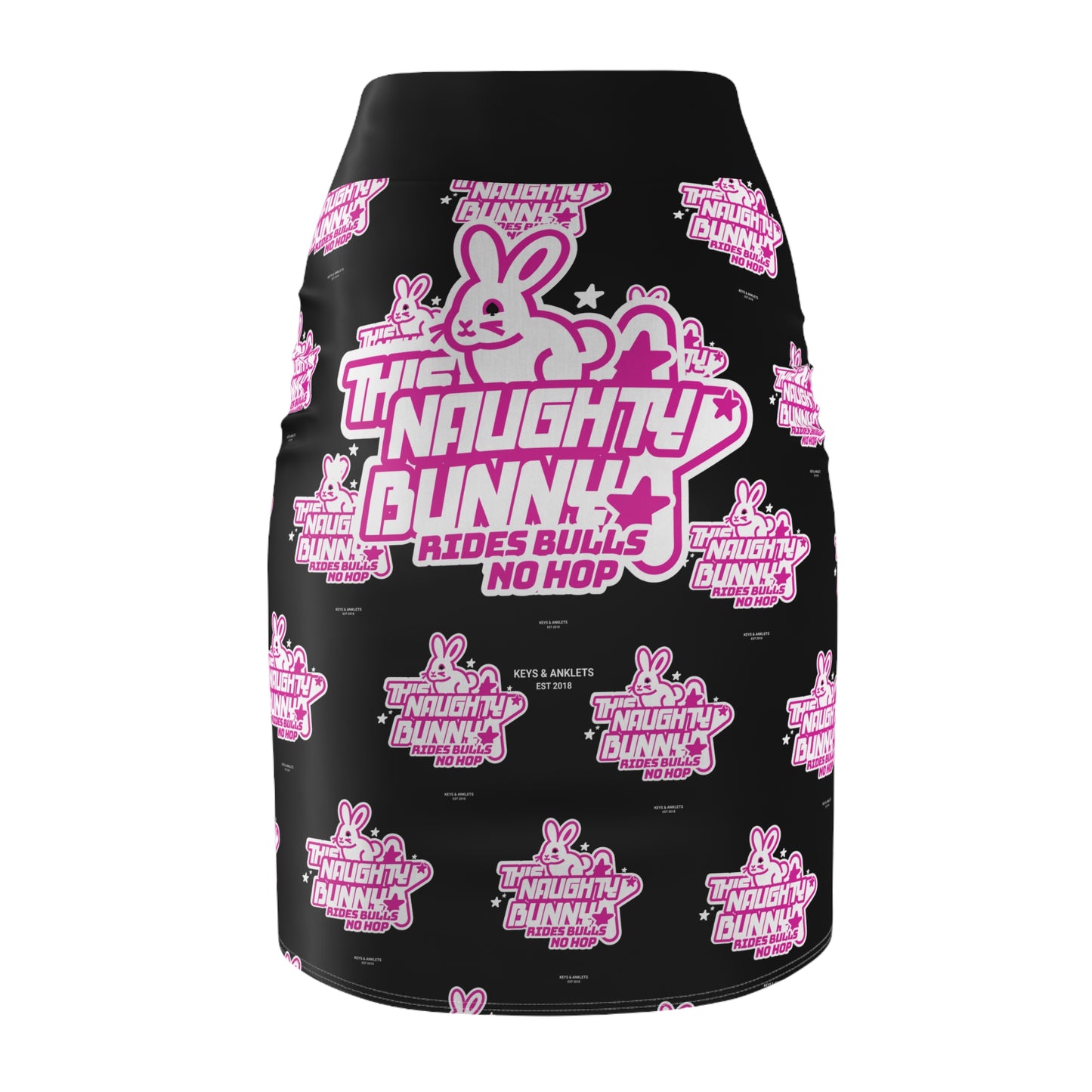 Naughty Bunny - Women's Body Con Pencil Skirt