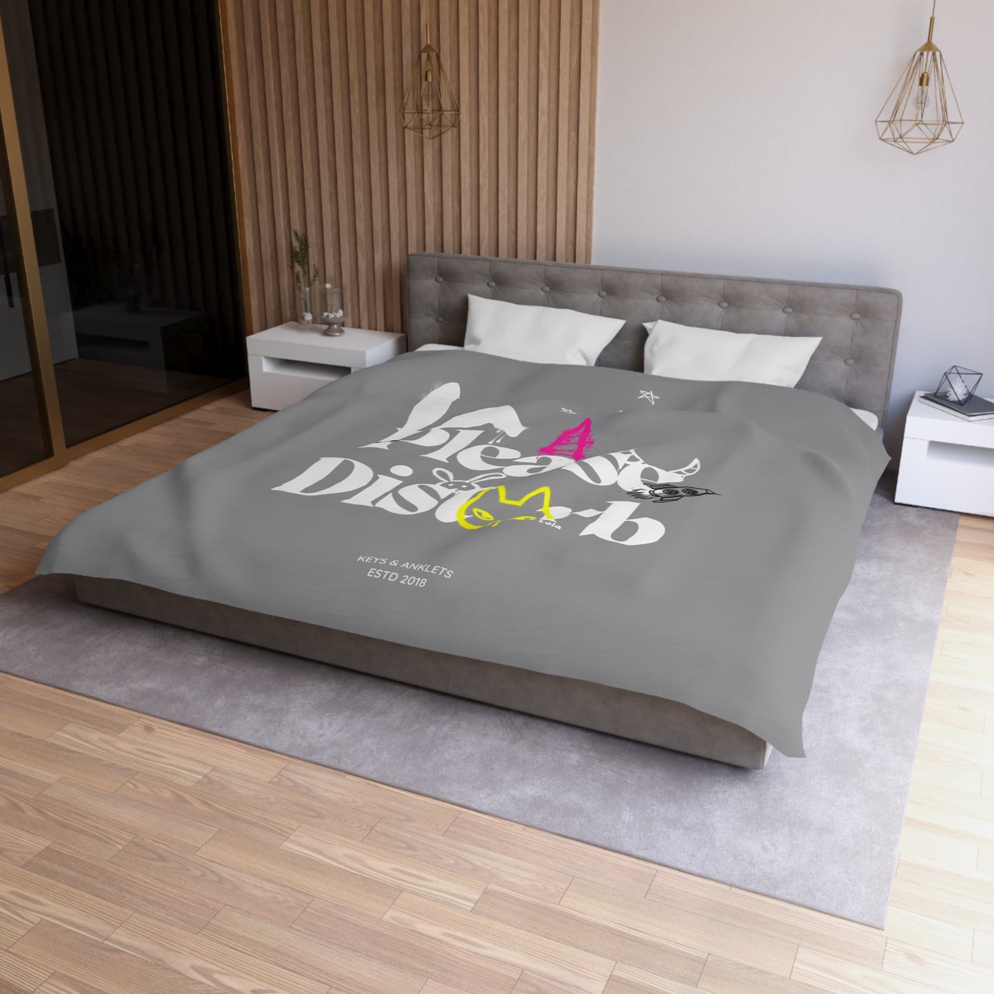 'Please Disturb' - Travel Ready Duvet Cover