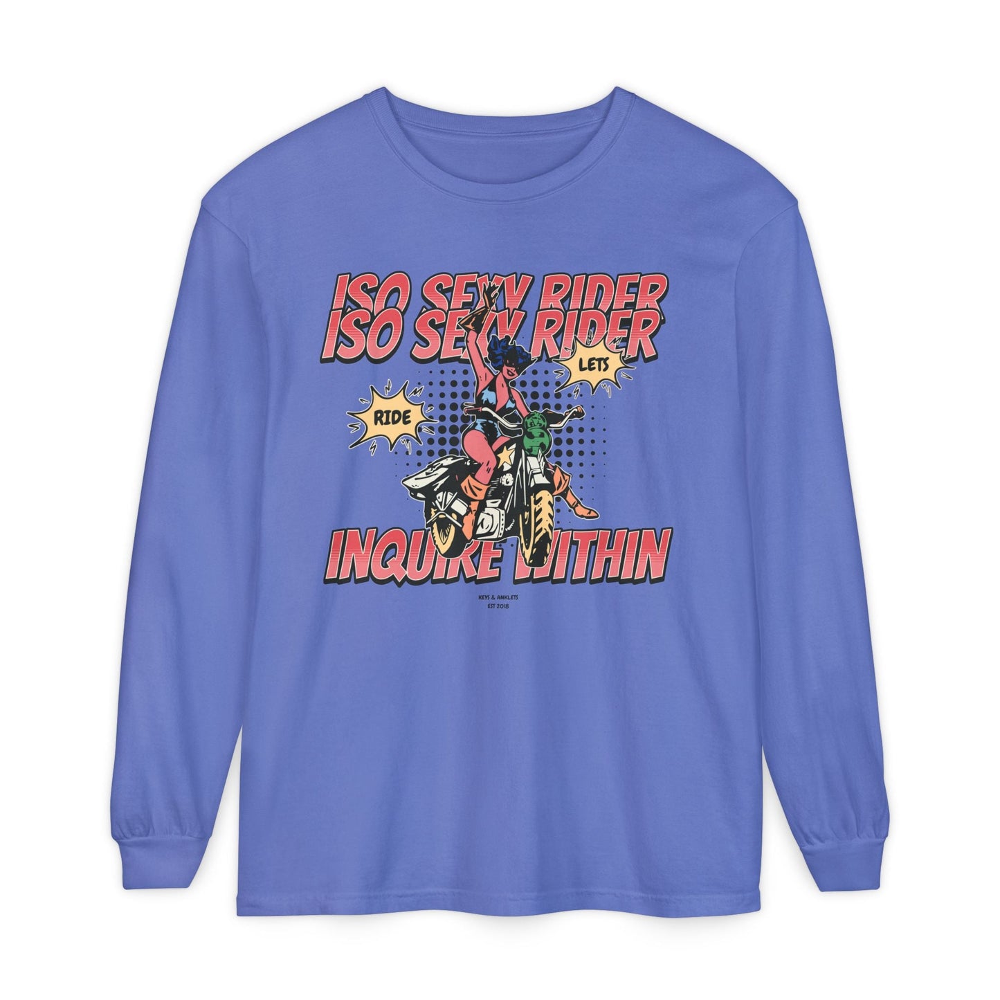 ISO Sexy Rider - Unsex Vintage Crew Long Sleeve Tee