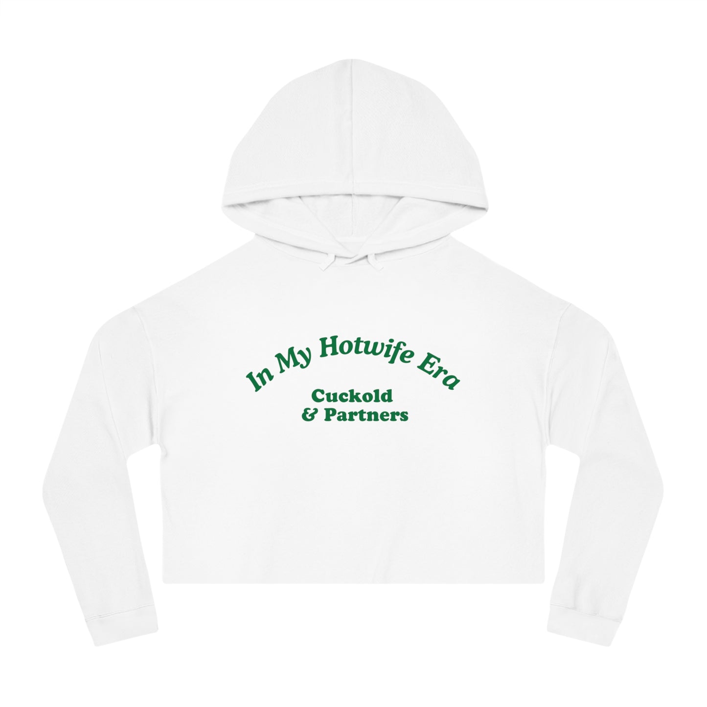 The Hotwife Era - Women's Crop Hoodie