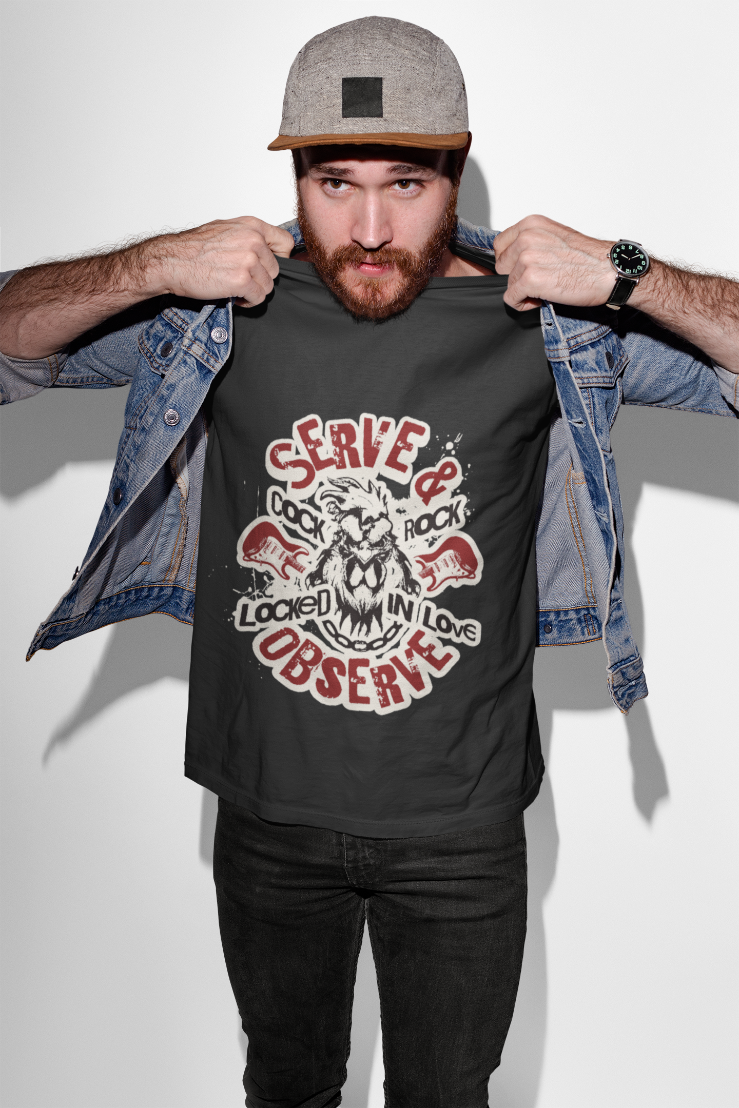 Serve & Observe Cuck - Men's Tri-Blend Crew T