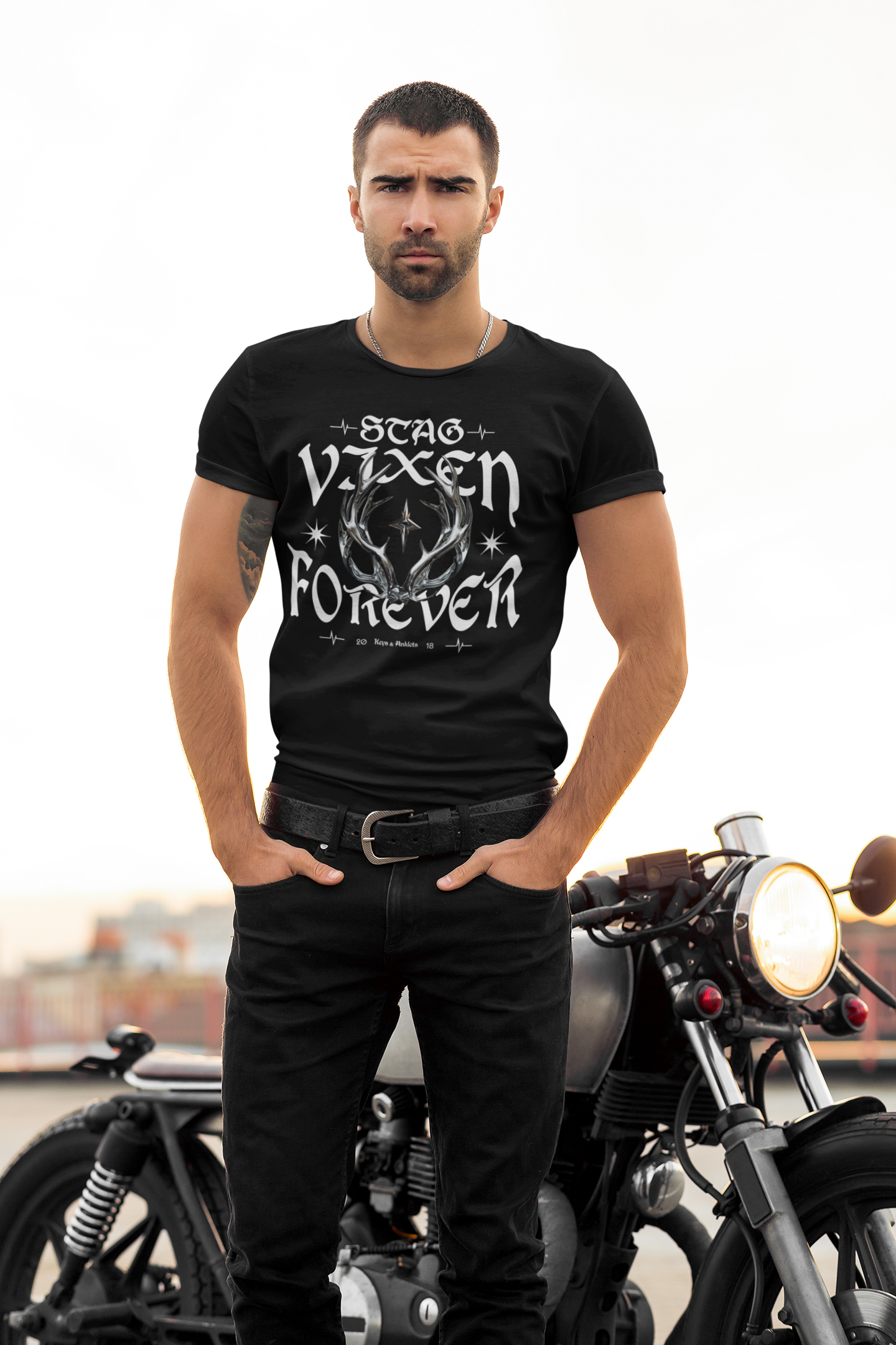 Stag & Vixen Forever - Men's Staple Tee