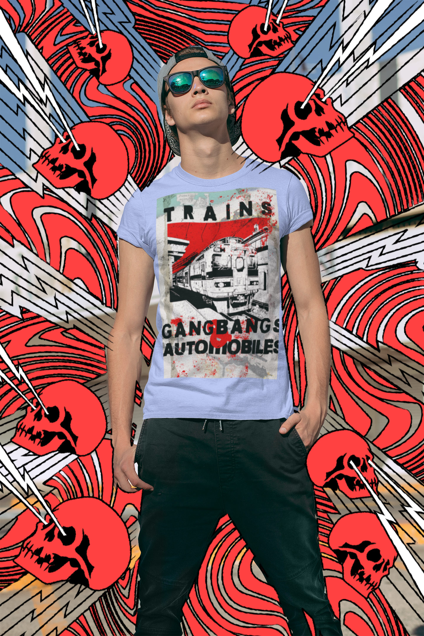 Vintage Train Graphic Unisex T-Shirt - Perfect for Rail Enthusiasts