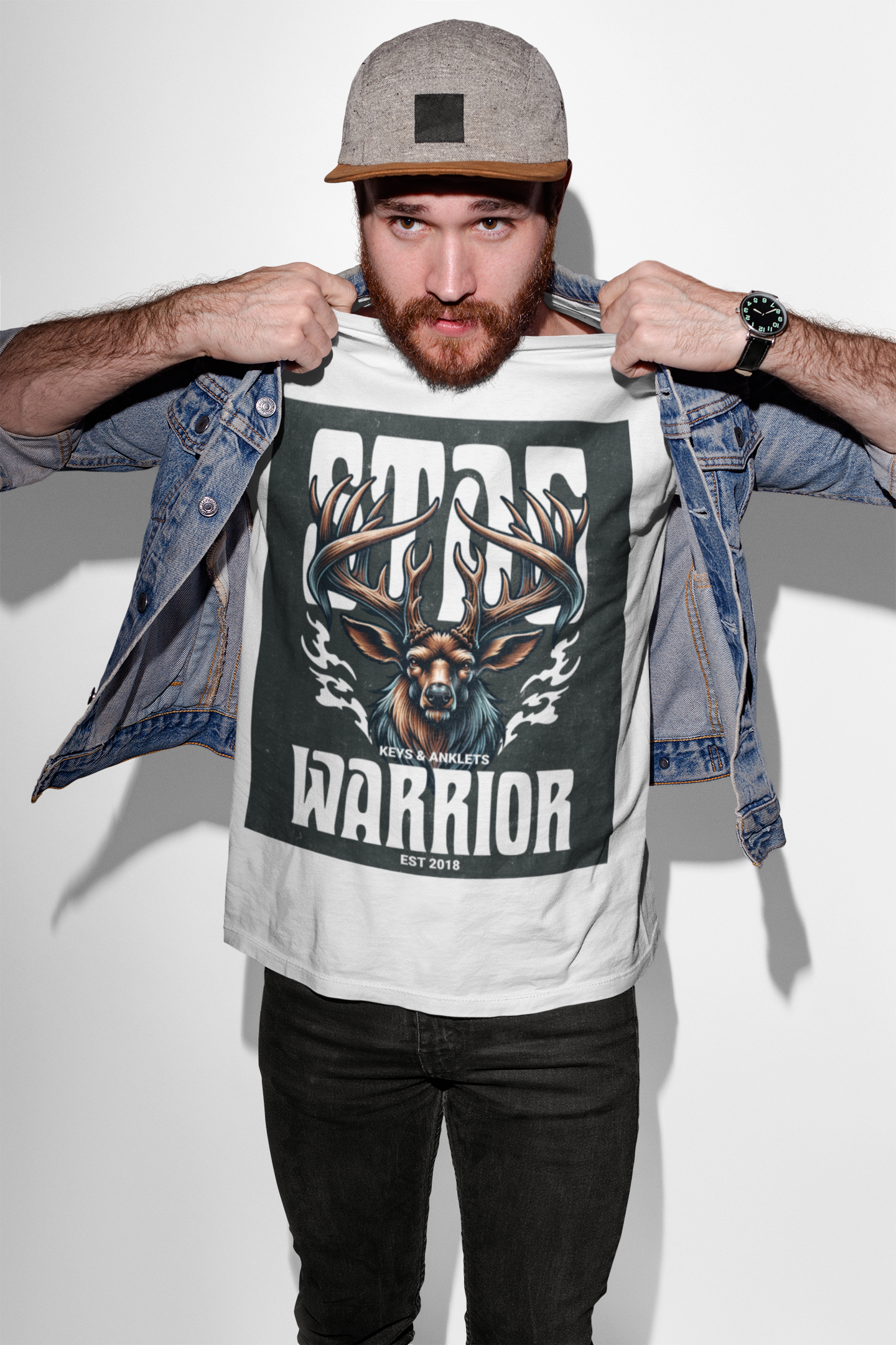 Stag Warrior Unisex Softstyle T-Shirt - Adventure & Strength Apparel