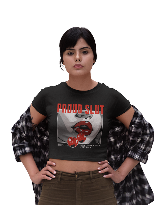 Proud Slut - Graphic Baby Tee for Bold Women