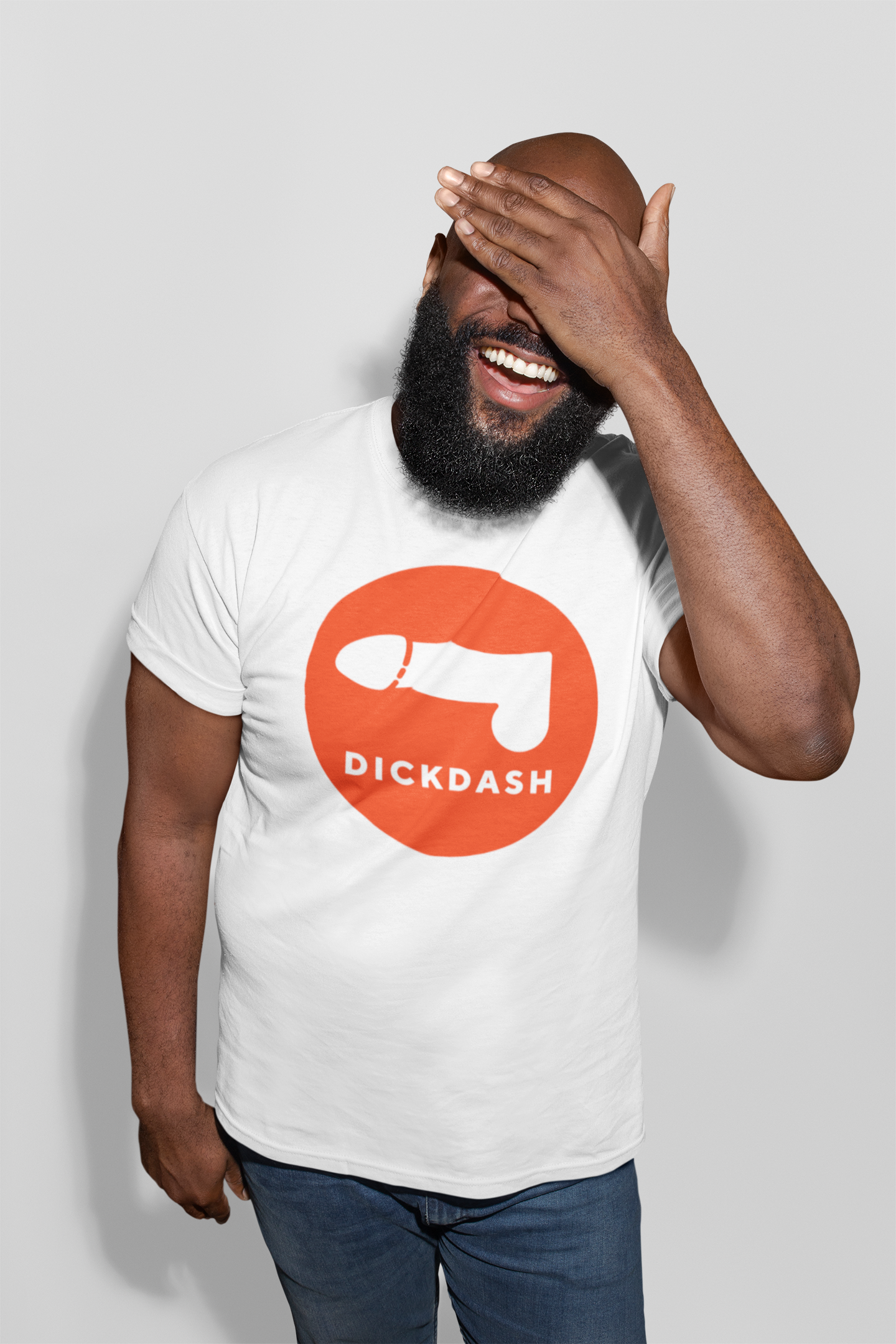 Funny Graphic DickDash - Beefy Men's Short-Sleeve T-Shirt