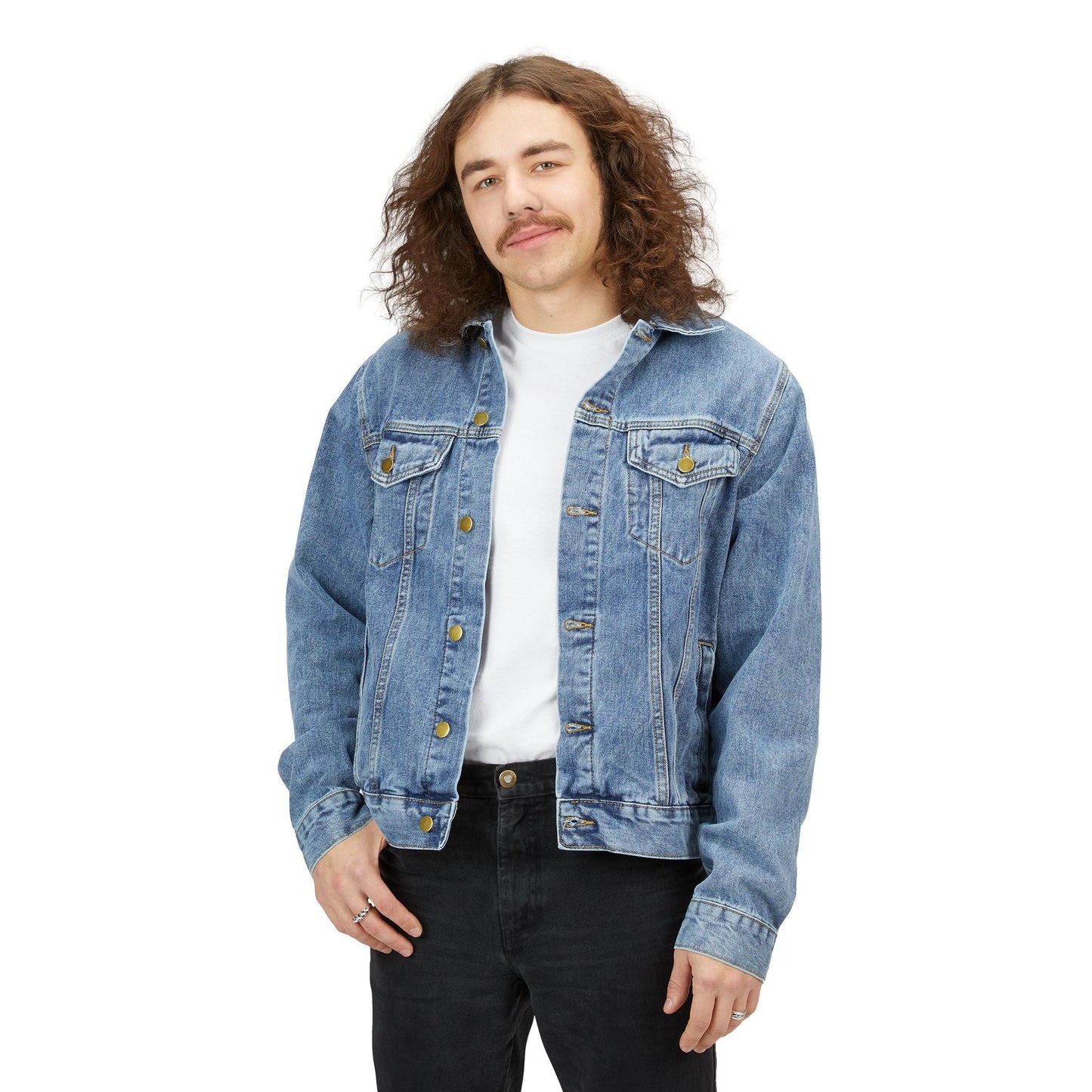 ISO Sexy Rider - Men's Retro Denim Jacket