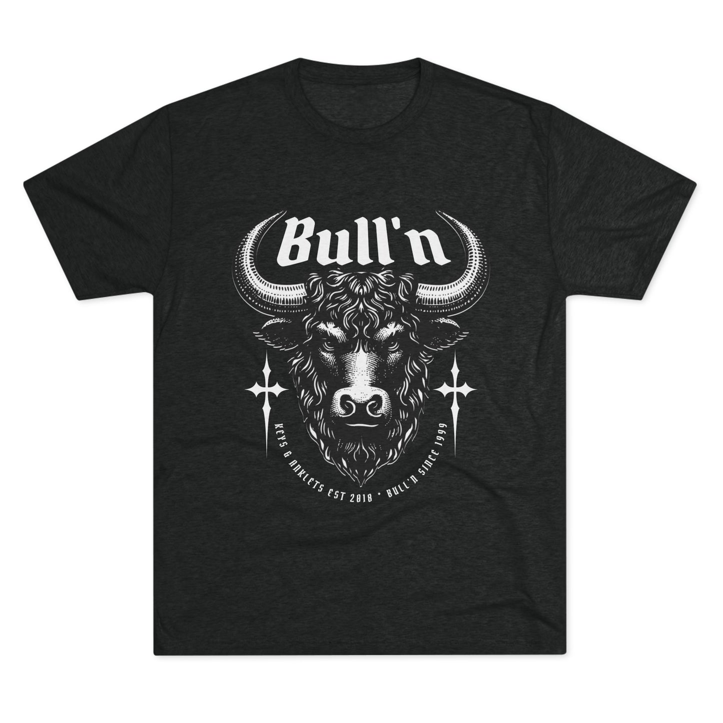 Bull'n Graphic Unisex -Tri-Blend Crew Tee