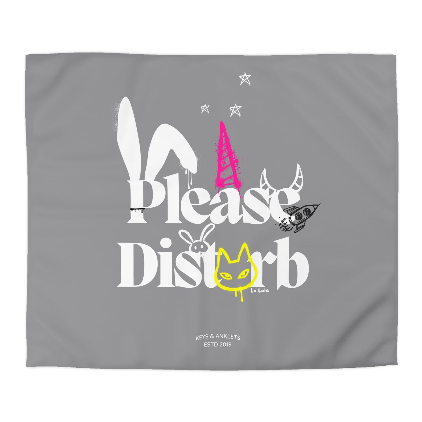 'Please Disturb' - Travel Ready Duvet Cover