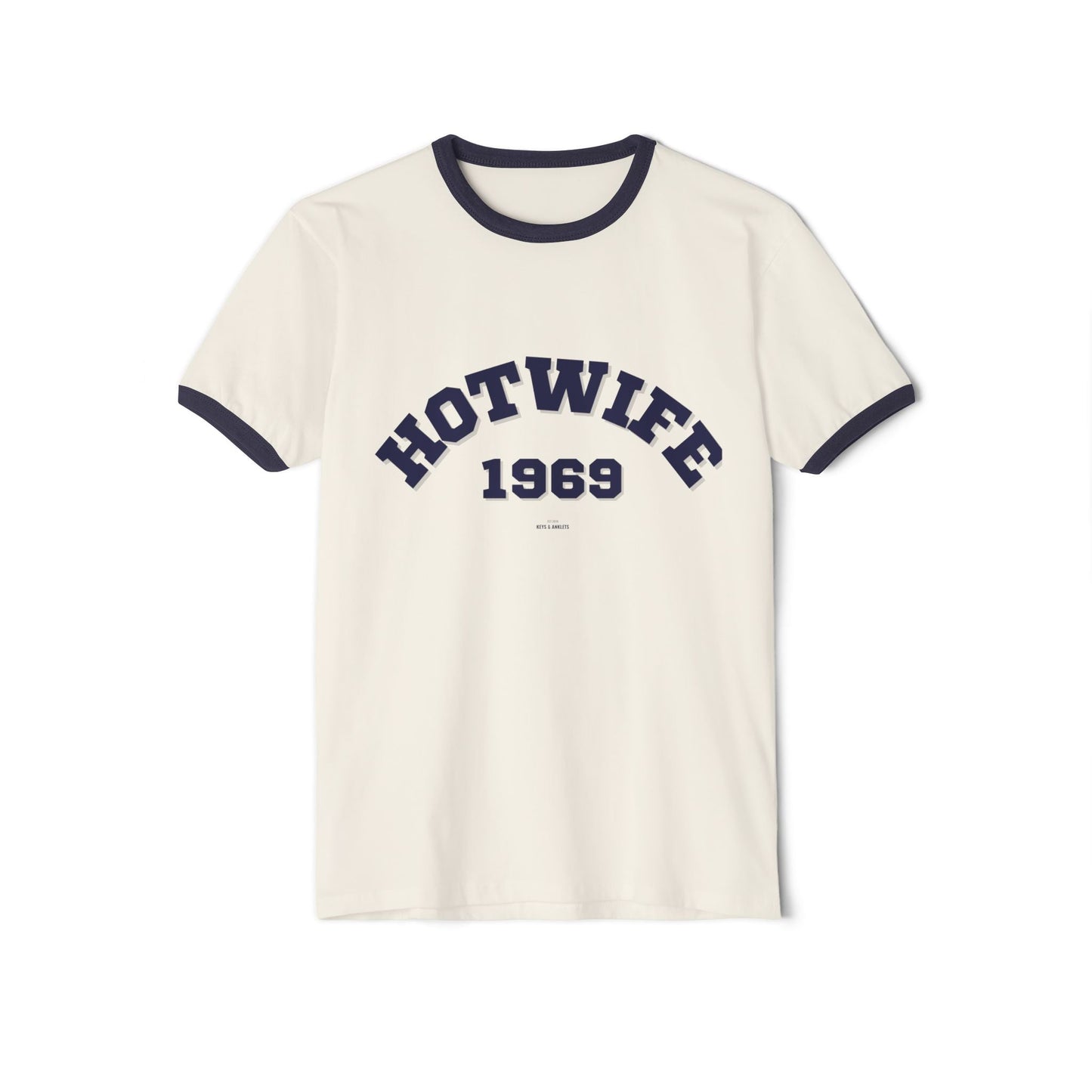 The 1969 The Hotwife -- Vintage Cotton Ringer Tee