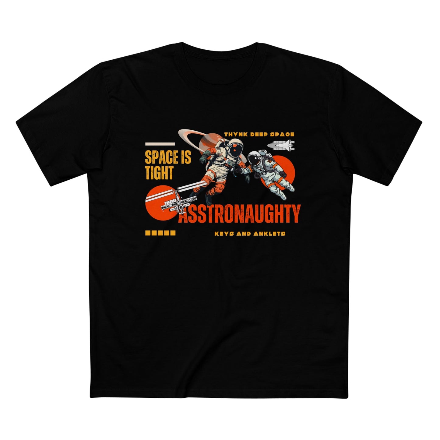 The Asstronaughty - Unisex Cotton Tee