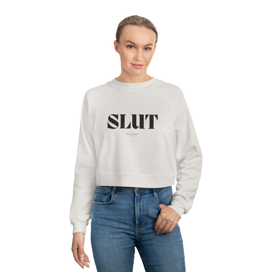 SLUT - Cropped Fleece Pullover