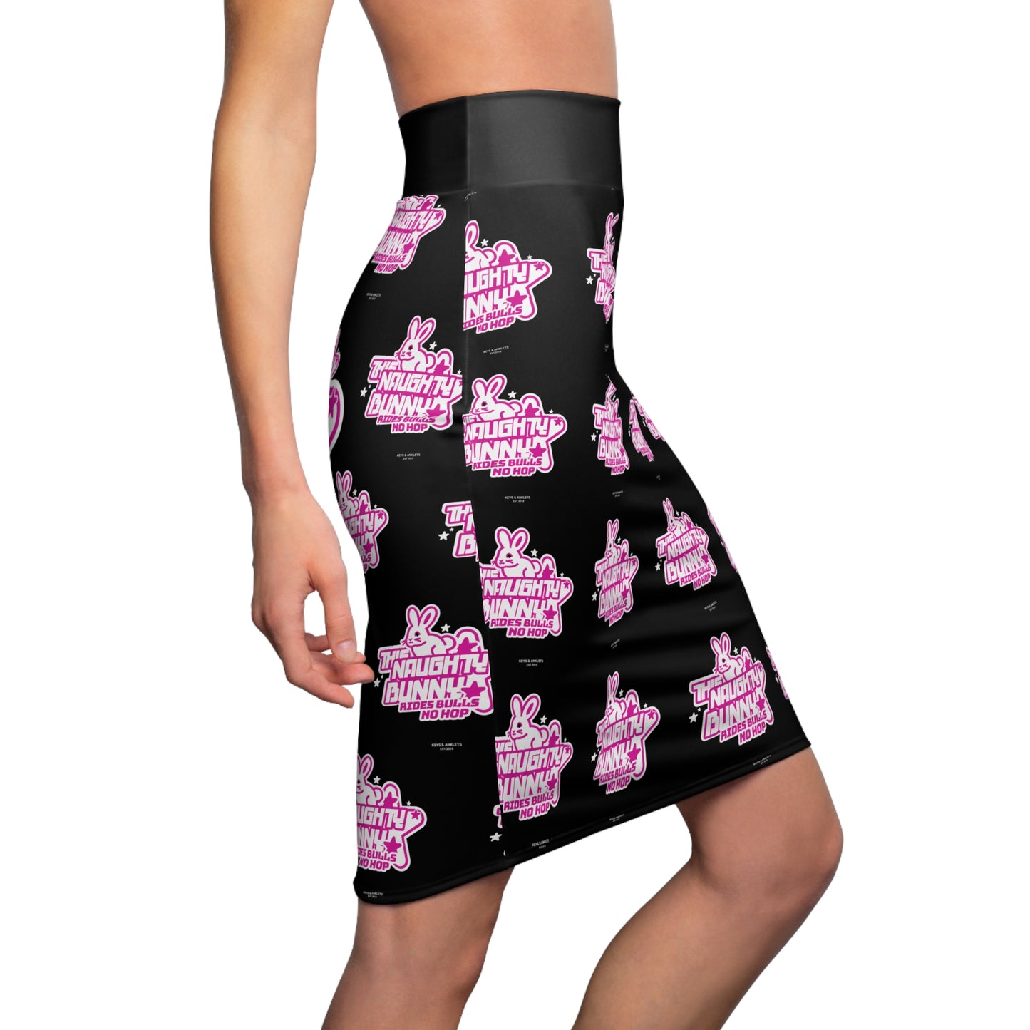 Naughty Bunny - Women's Body Con Pencil Skirt