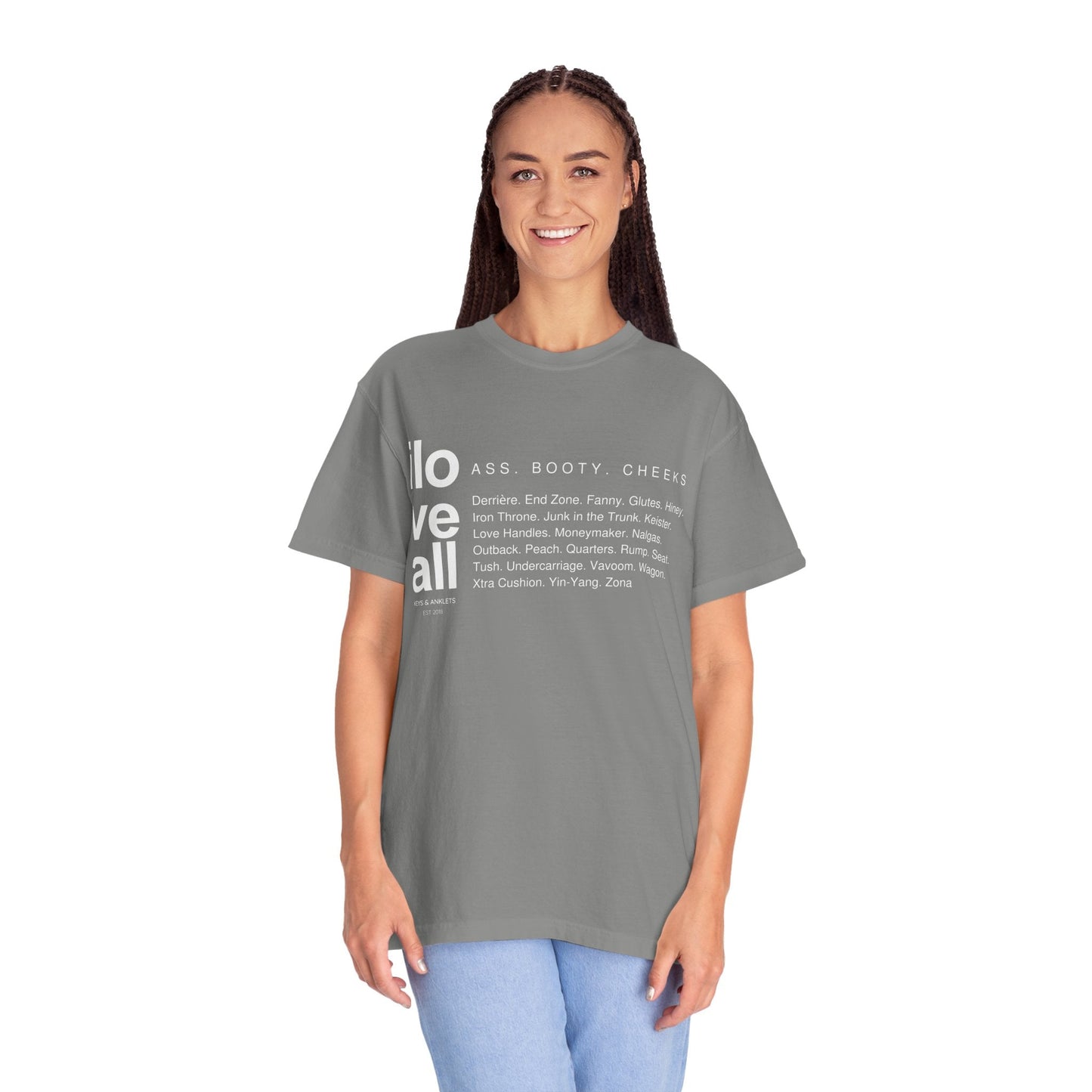 I Love All Ass - Unisex Cotton Tee