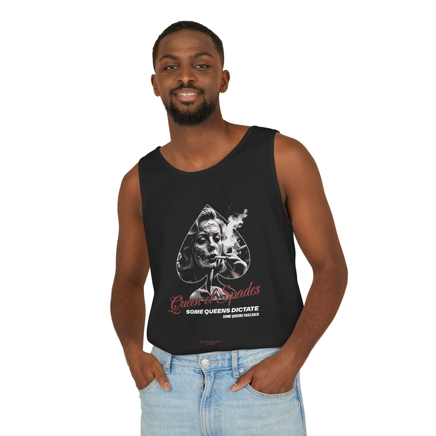 The Dictator - Men's Garment-Dyed Tank Top