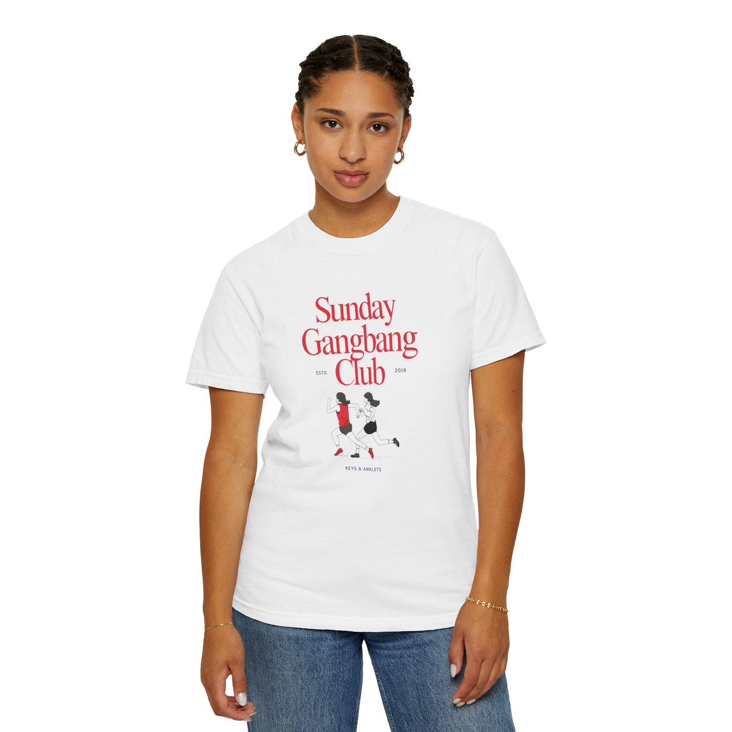 The Gangbang Club - Retro Unisex Garment-Dyed Tee