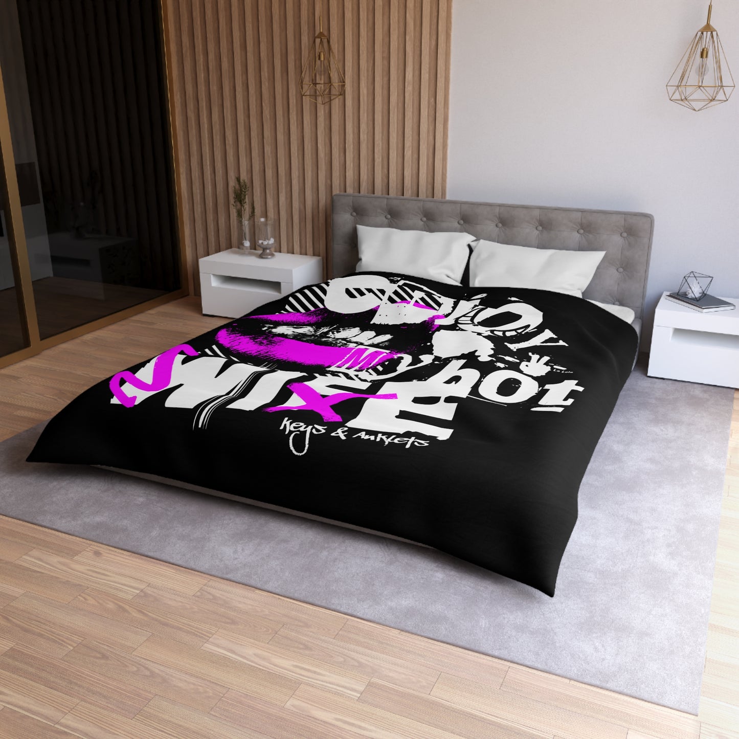 Enjoy My Wife- Travel Ready Duvet Cover