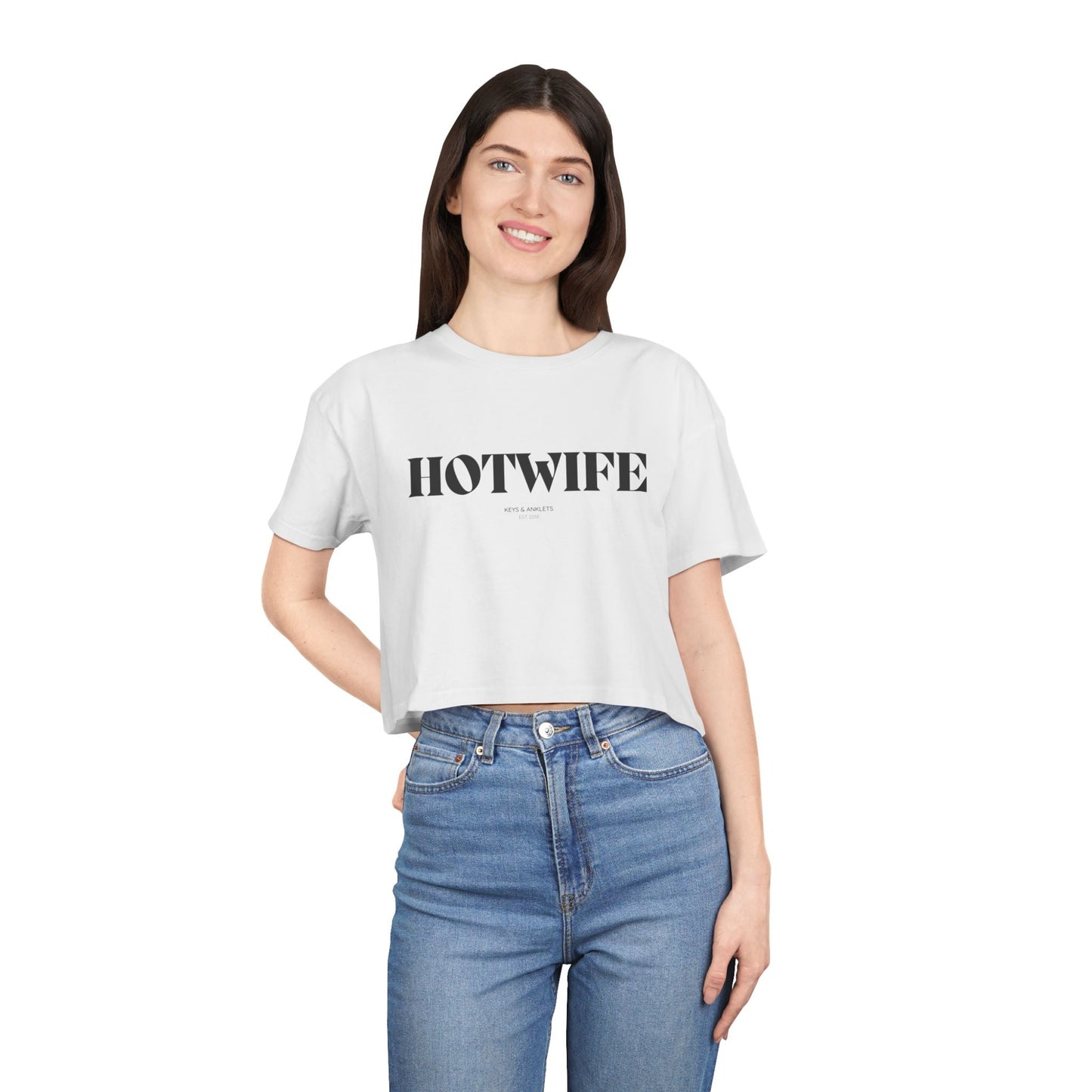 The Hotwife -- Women's Crop Tee