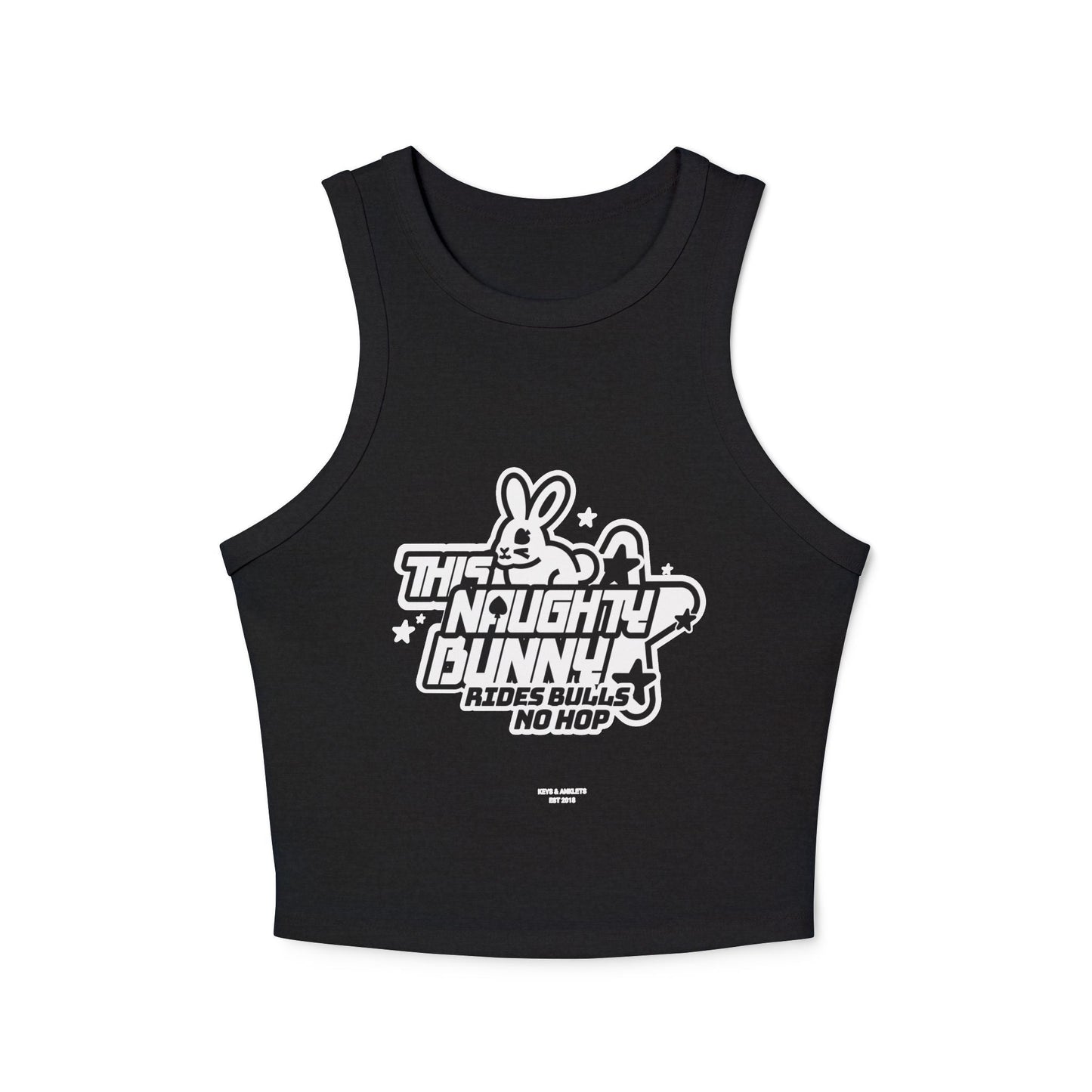 Naughty Bunny - Micro Rib Racer Tank