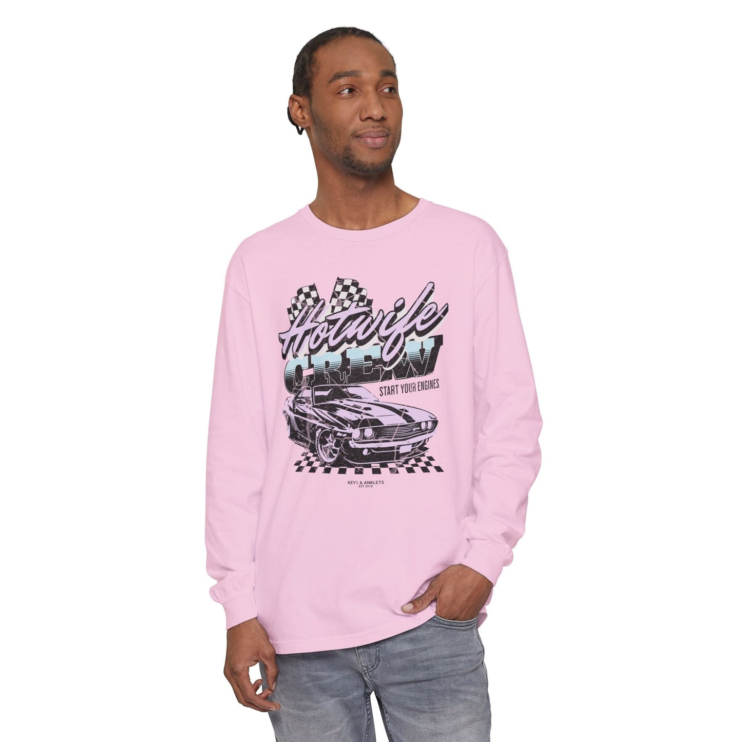 Start Your Engines - Vintage Crew Long Sleeve T-Shirt