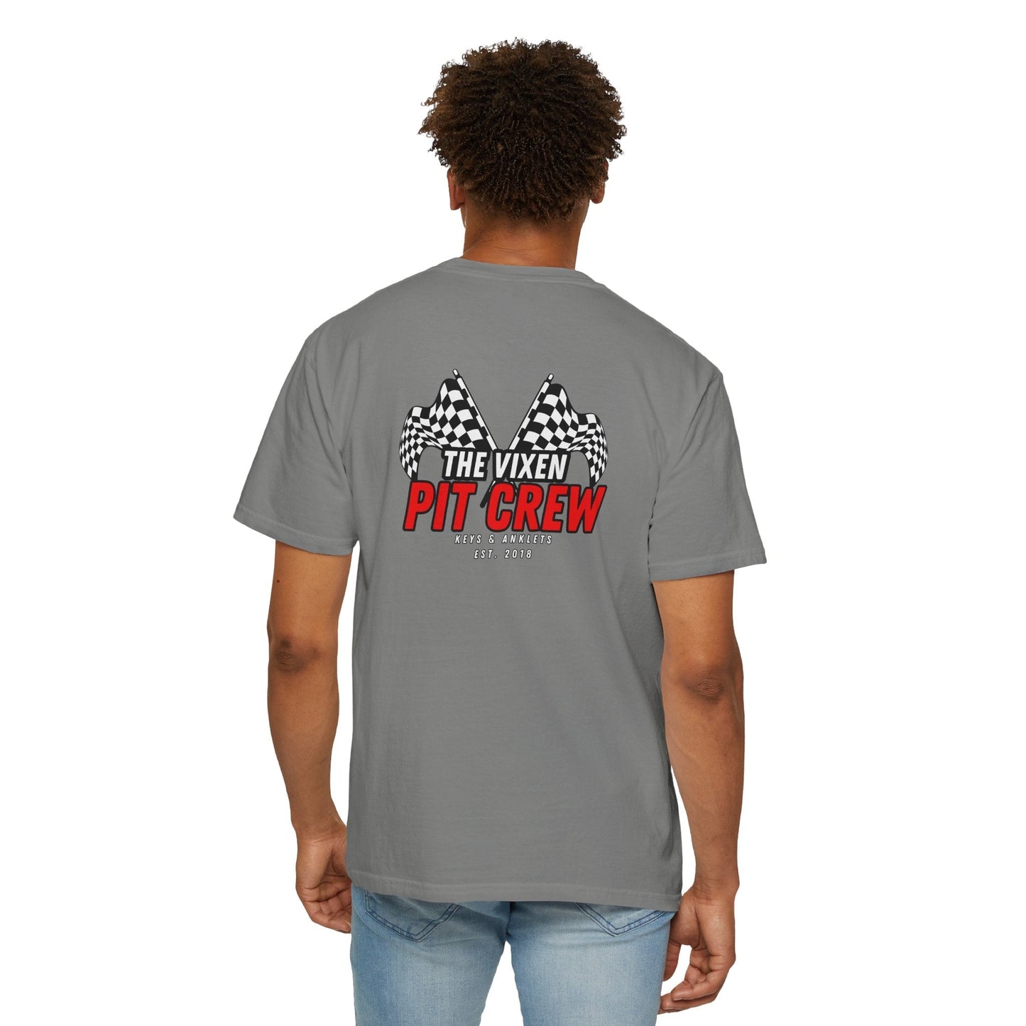 The Pit Crew Collection - Men's Cotton Garment-Dyed T