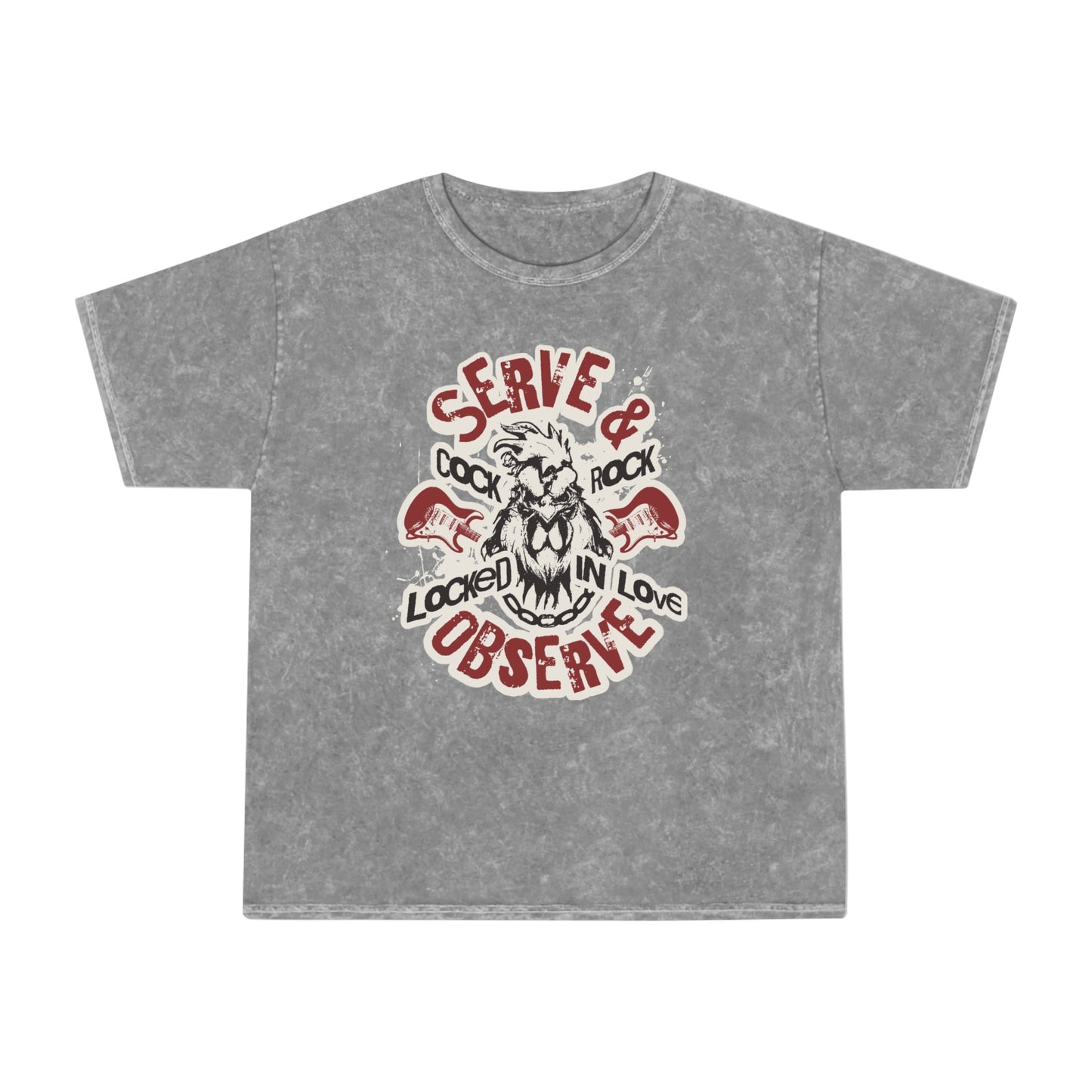 Serve & Observe - Women's Mineral Wash Tee