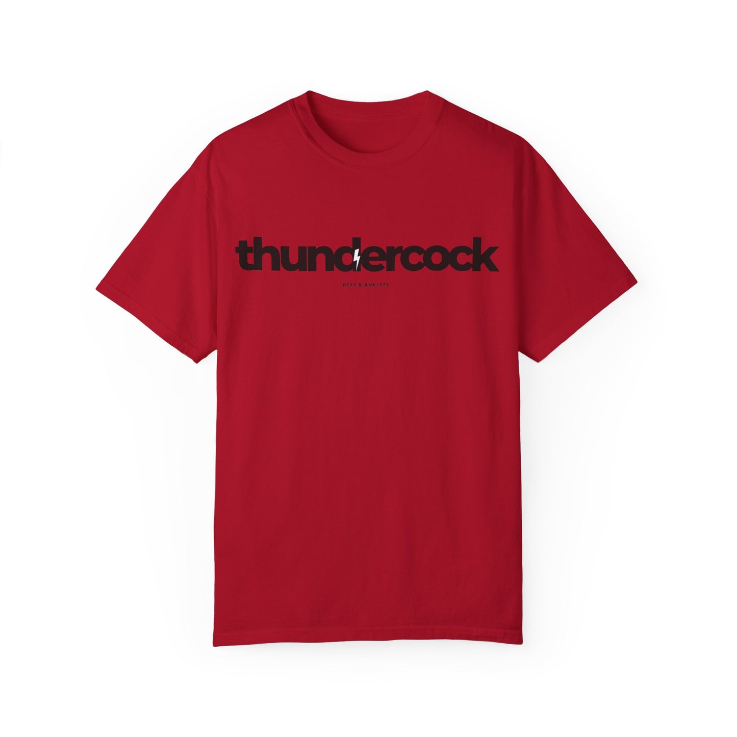 The Thundercock -Men's Cotton Garment-Dyed Tee