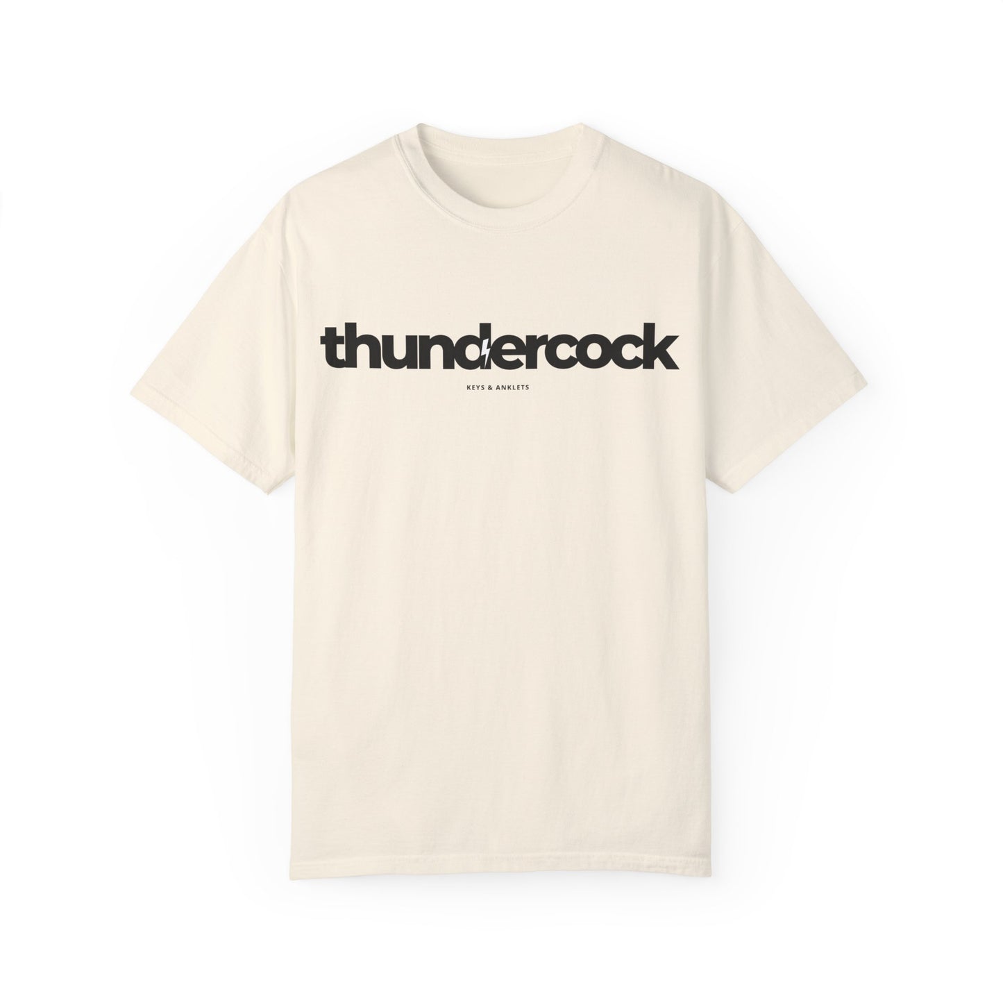 The Thundercock -Men's Cotton Garment-Dyed Tee