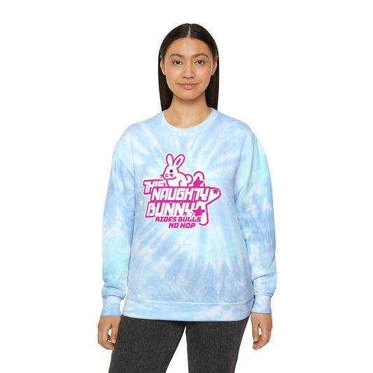 Naught Bunny - Unisex Tie-Dye Sweatshirt