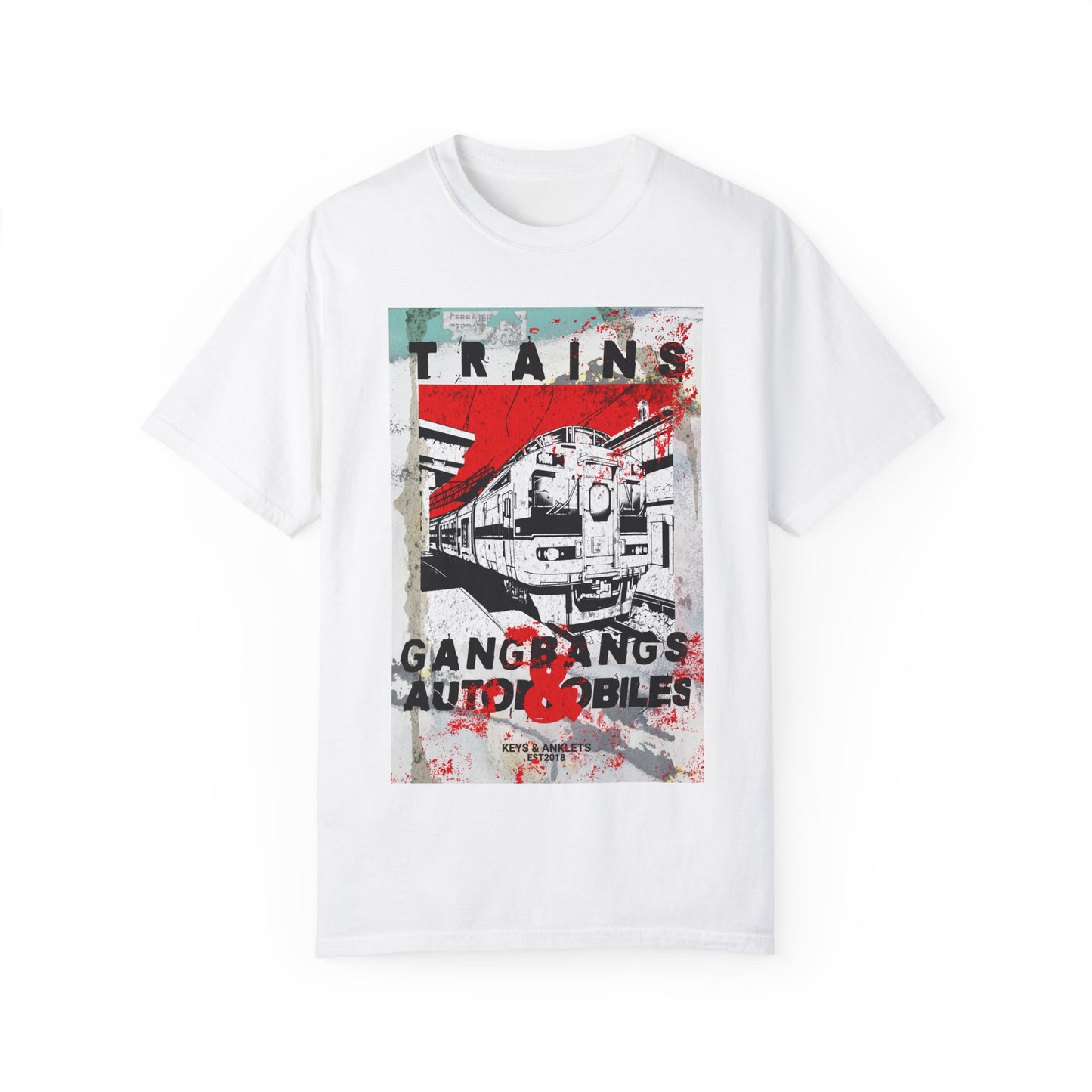 Vintage Train Graphic Unisex T-Shirt - Perfect for Rail Enthusiasts