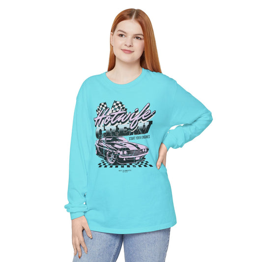 Start Your Engines - Vintage Crew Long Sleeve T-Shirt