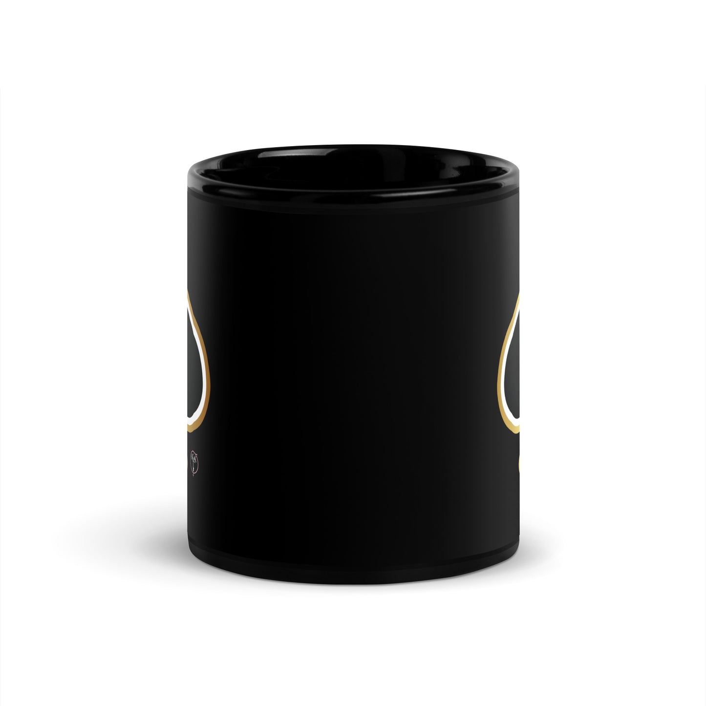 The QOS - Black Gloss Mug