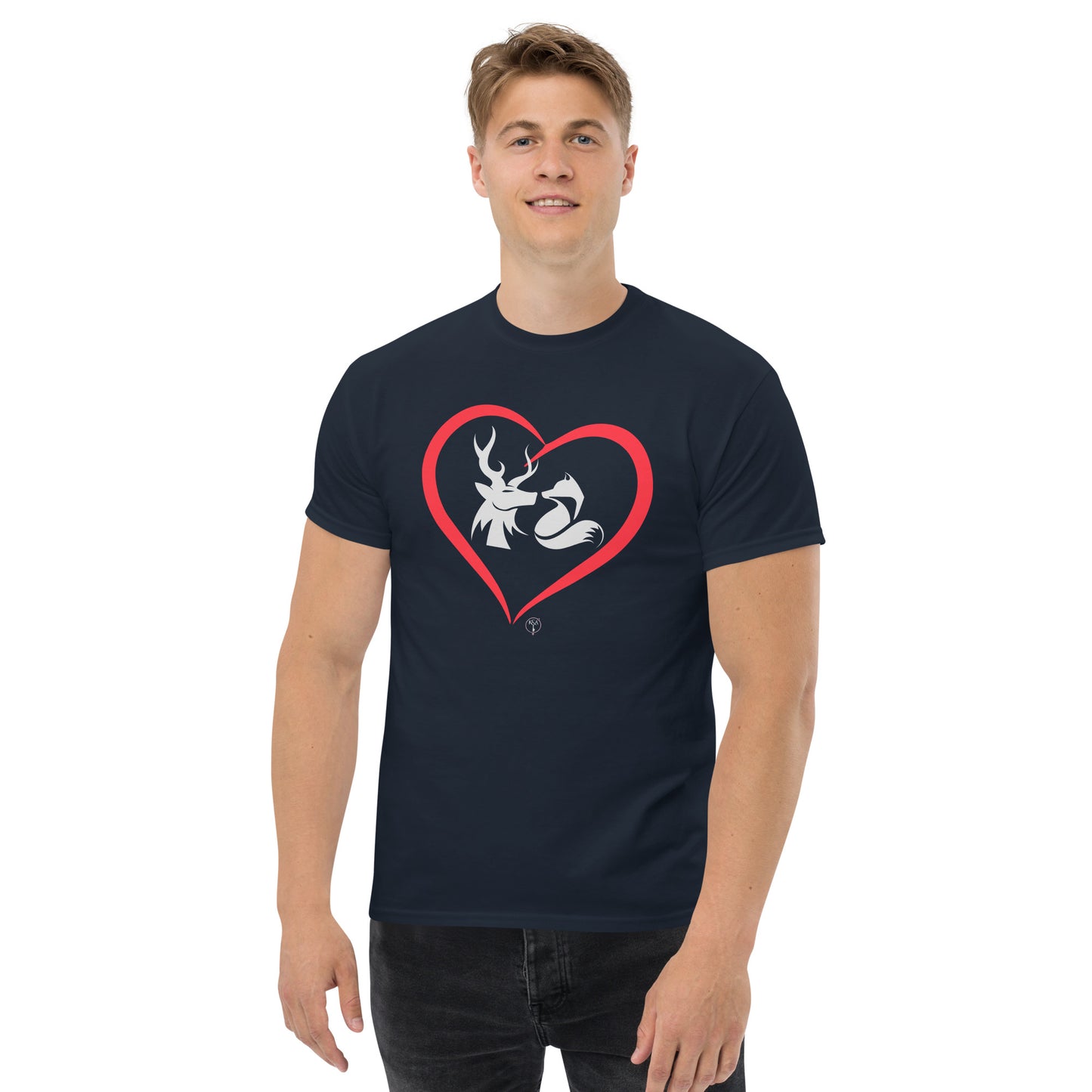 Stag & The Vixen - Love - Unisex Cotton Crew Tee