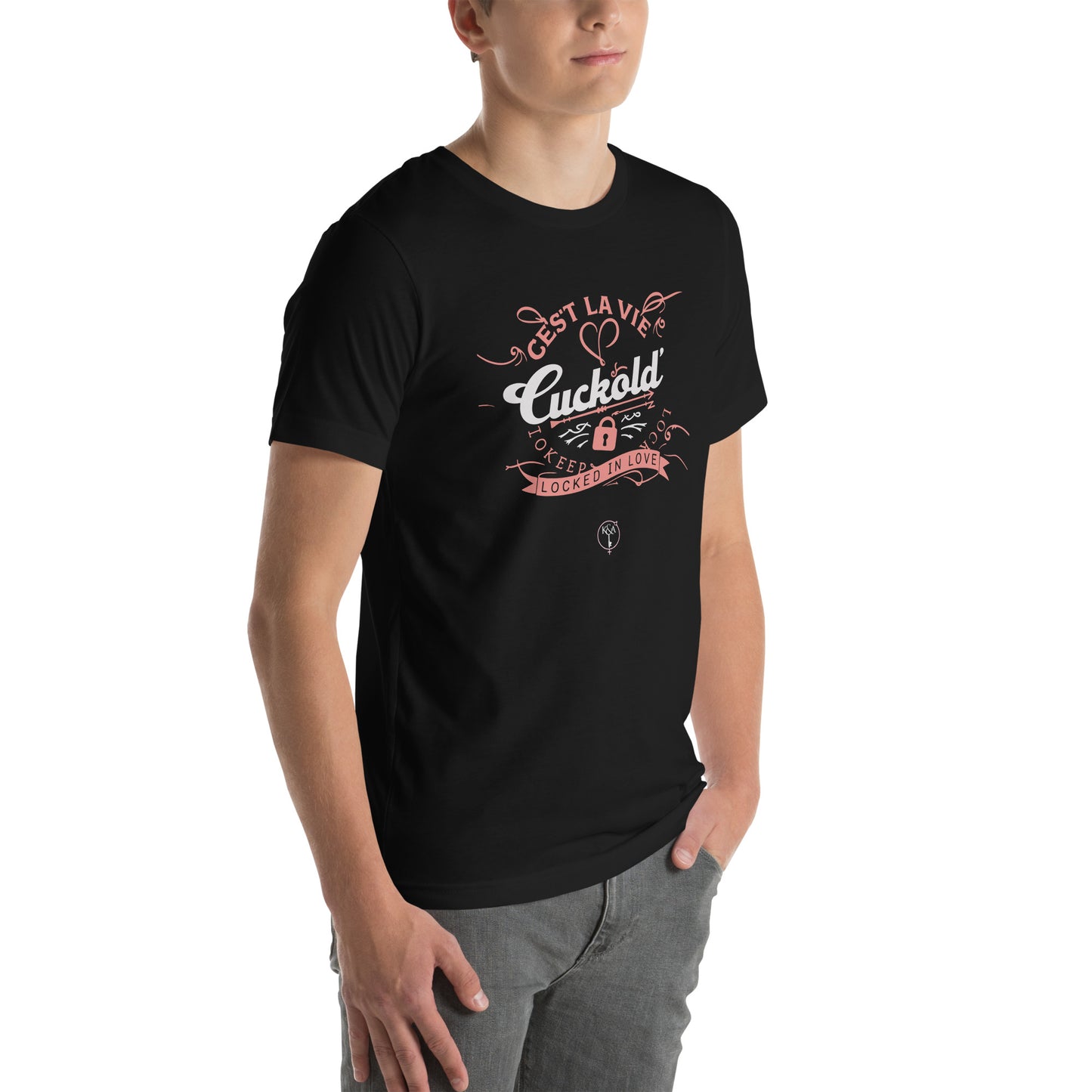 C'est La Vie Cuckold - Men's Cotton Crew Tee