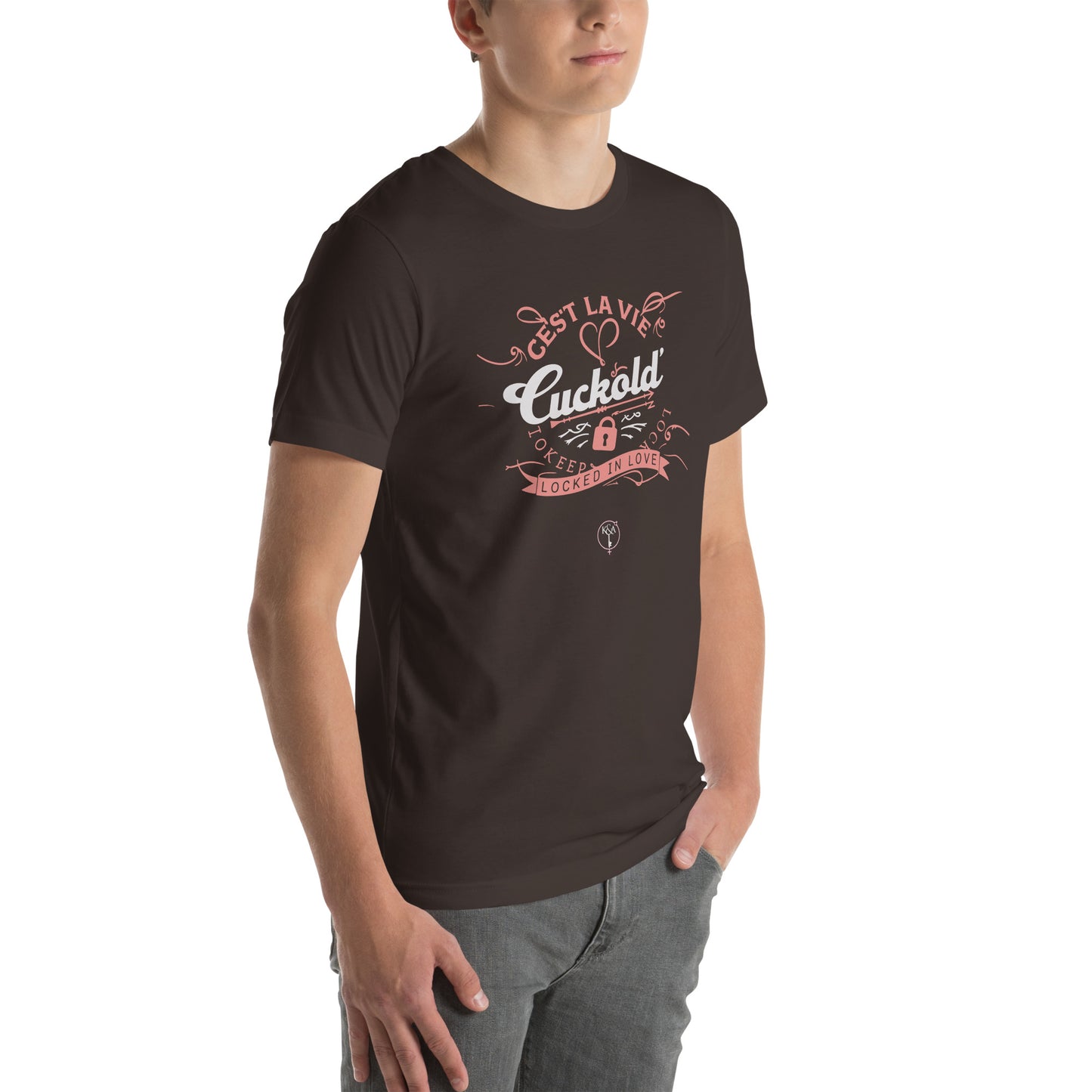 C'est La Vie Cuckold - Men's Cotton Crew Tee