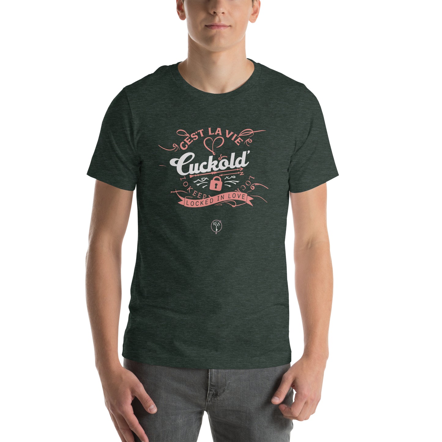 C'est La Vie Cuckold - Men's Cotton Crew Tee