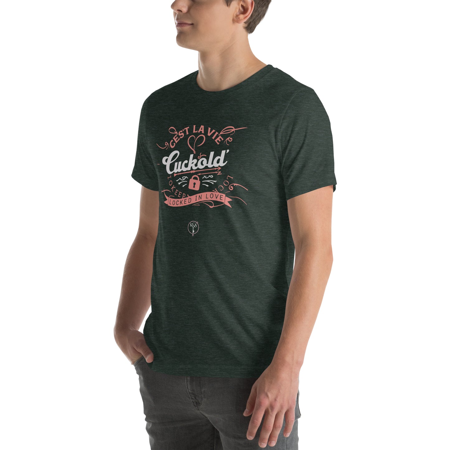 C'est La Vie Cuckold - Men's Cotton Crew Tee