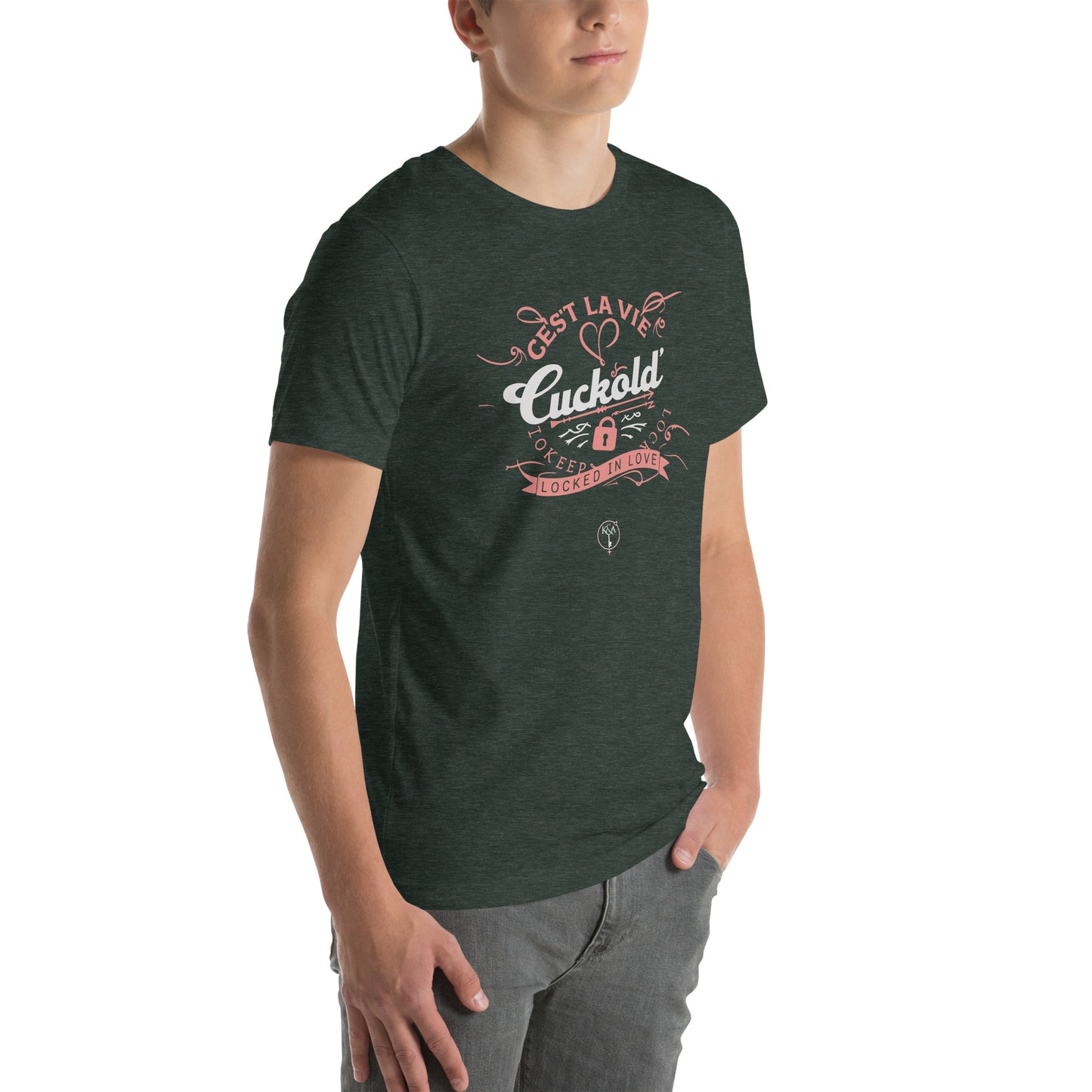 C'est La Vie Cuckold - Men's Cotton Crew Tee