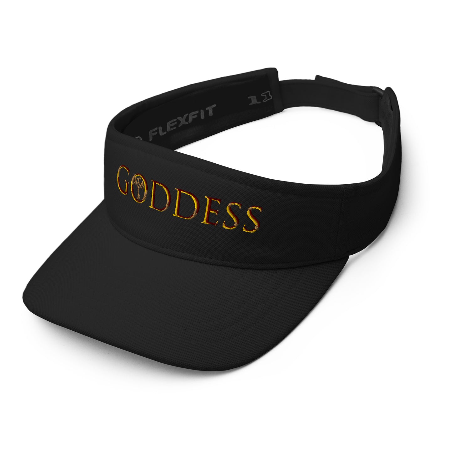 The Goddess -- Embroidered Visor