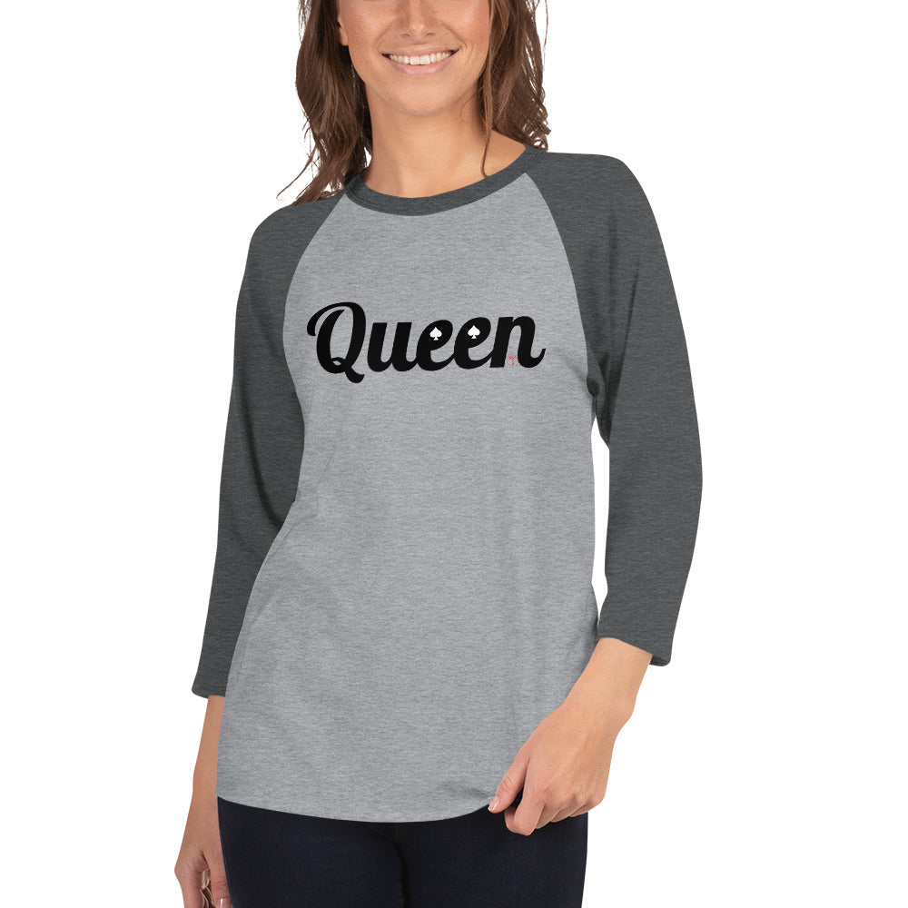 The Queen - 3/4 Sleeve Raglan Shirt