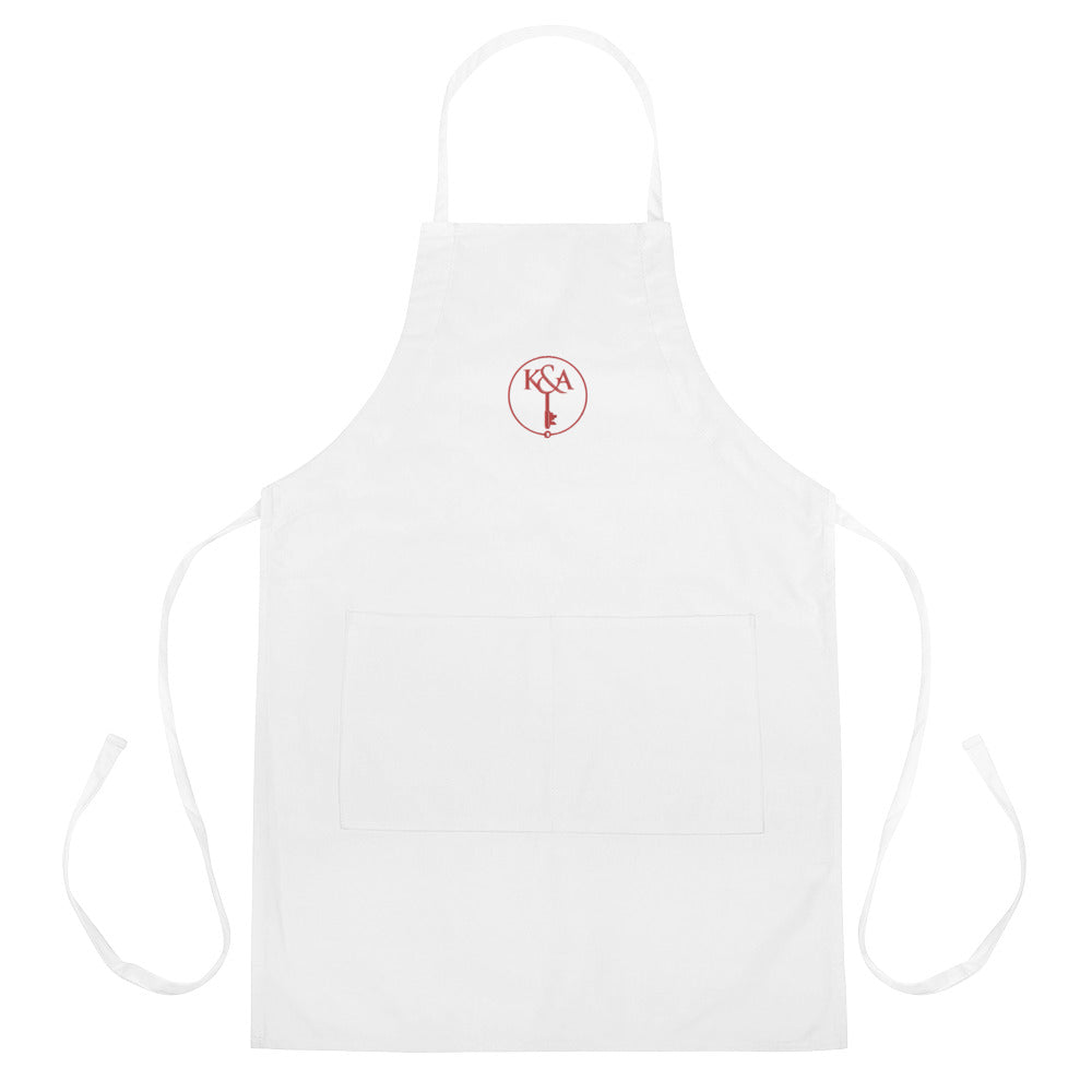 The K&A -  Embroidered Apron