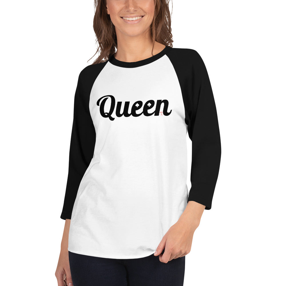 The Queen - 3/4 Sleeve Raglan Shirt